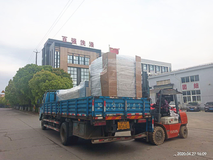 昨日百强 分批发货洗涤设备至云南陕西安徽三省